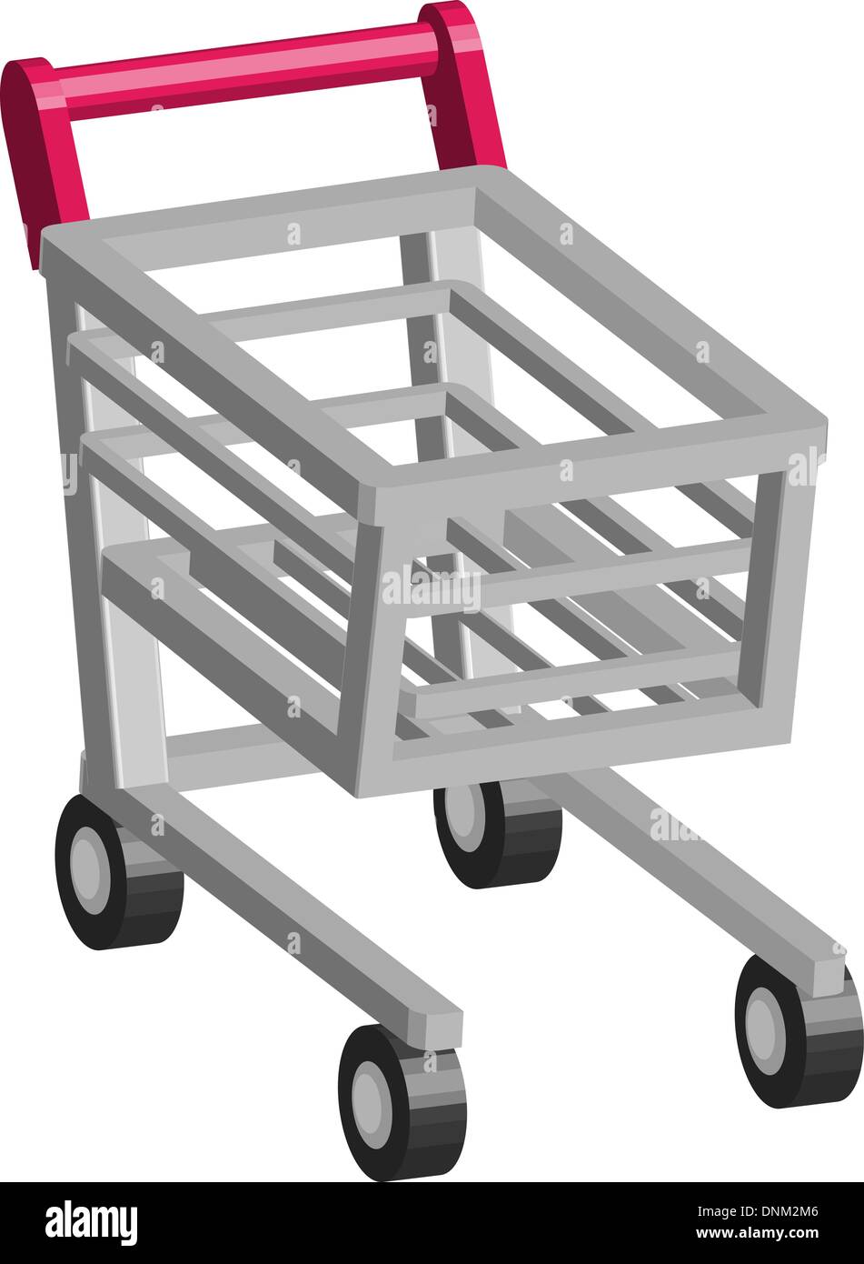 Una illustrazione del Carrello spesa Carrello Illustrazione Vettoriale