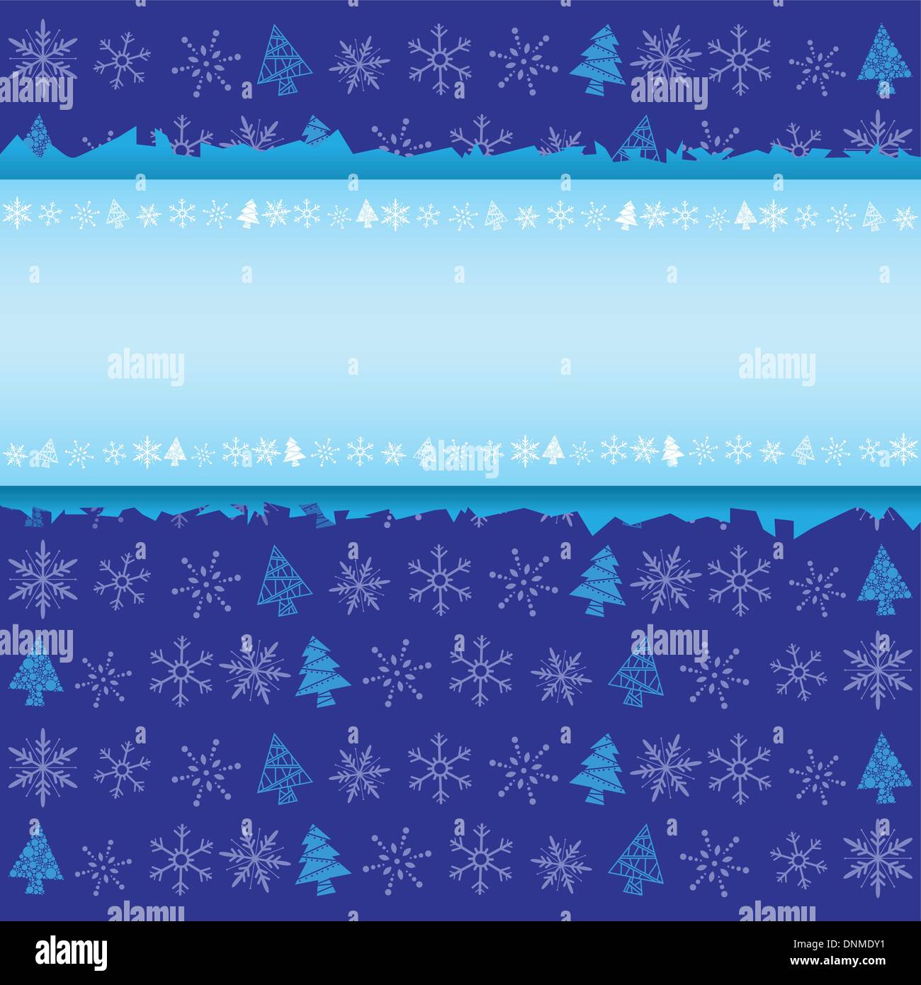 Una illustrazione vettoriale di inverno sfondo di Natale Illustrazione Vettoriale