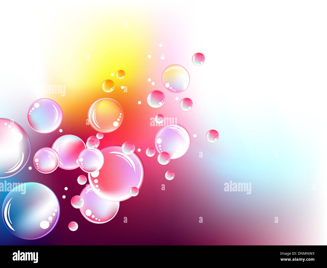 Bolle di astratto Illustrazione Vettoriale