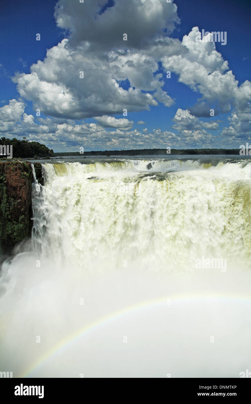 Argentina, Missiones, Parco Nazionale di Iguazu, patrimonio mondiale dell UNESCO, Cascate di Iguazu Foto Stock