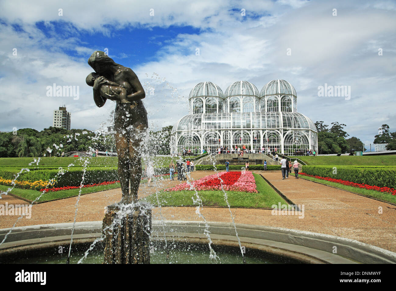 Il Brasile, Santa Catarina, Curitiba, Bortanical Garden Foto Stock