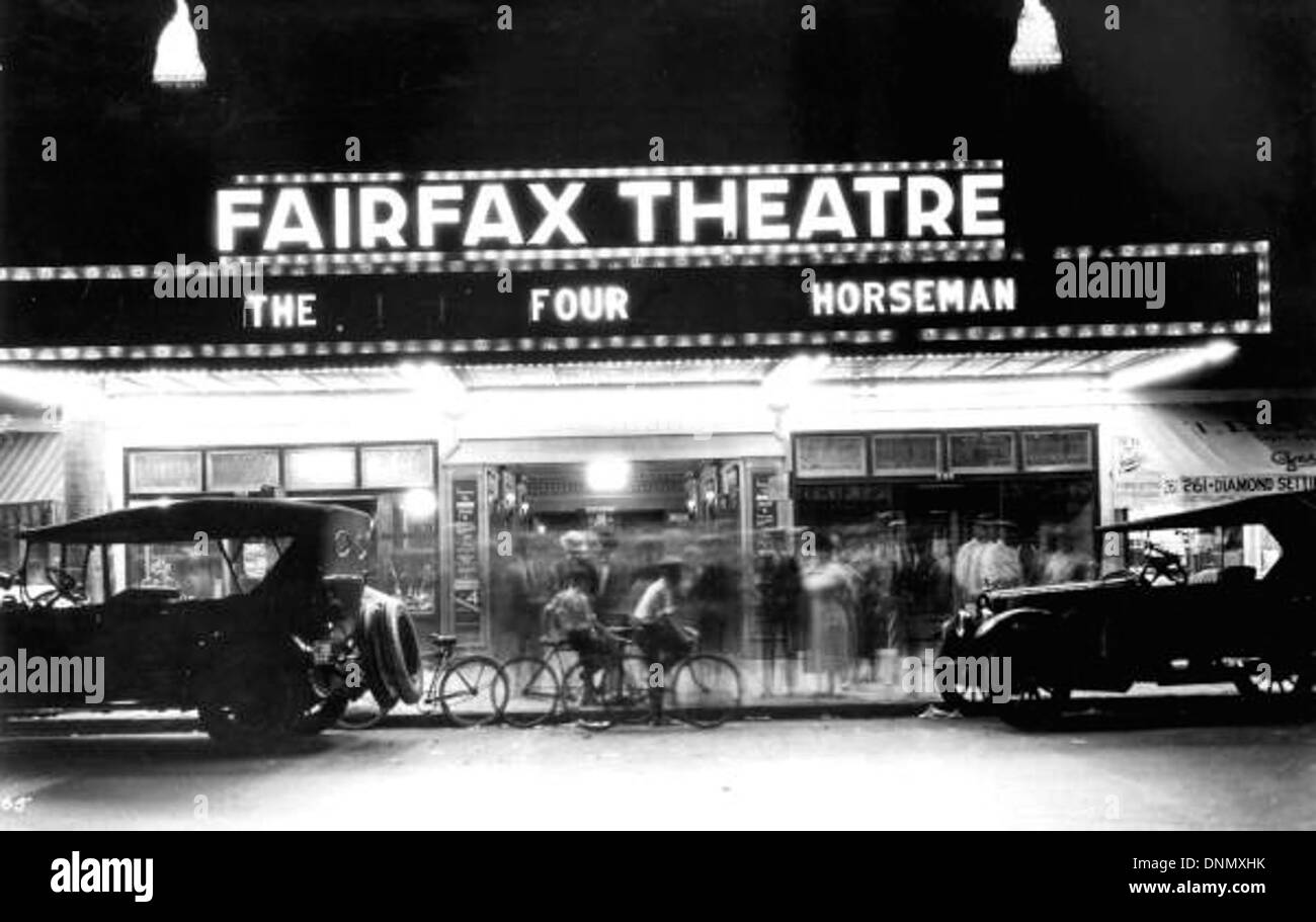 Fairfax Theatre su East Flagler Street: Miami, Florida Foto Stock