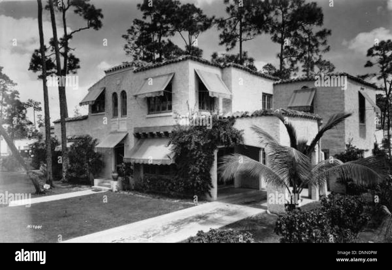Il Cavaliere Telfair home a 1311 Granada Blvd.: Coral Gables, Florida Foto Stock