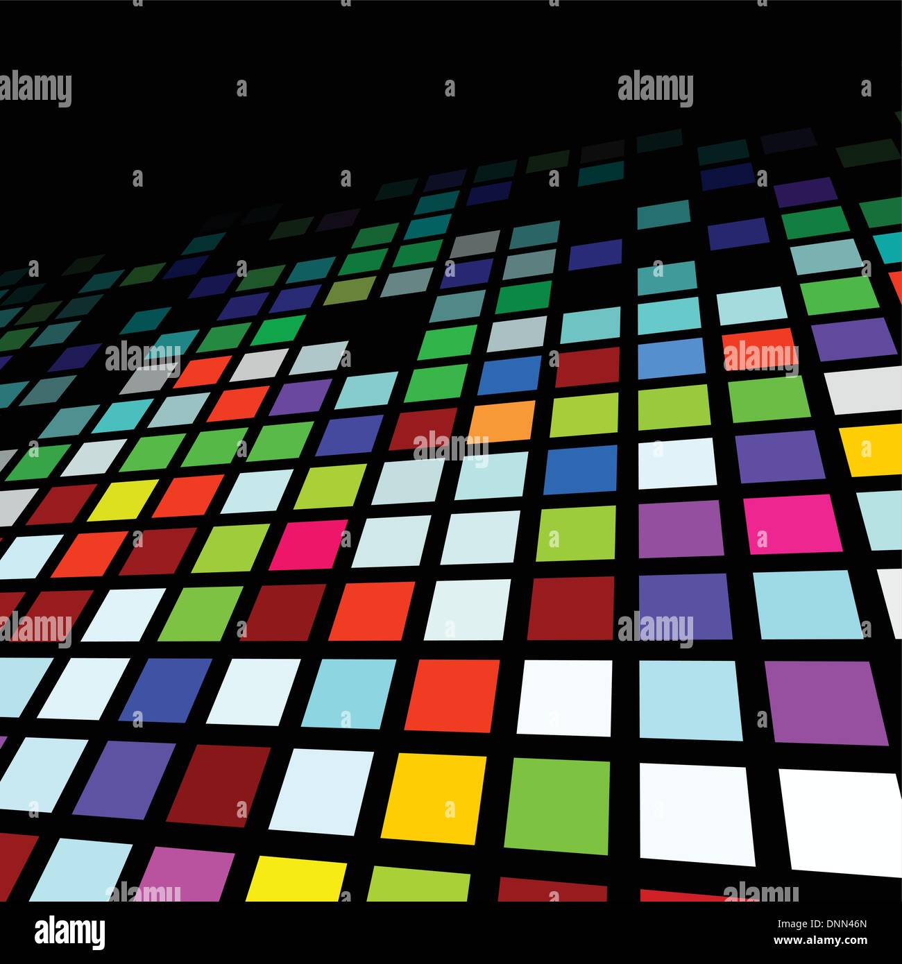 Vivacemente colorato astratto sfondo mosaico Illustrazione Vettoriale