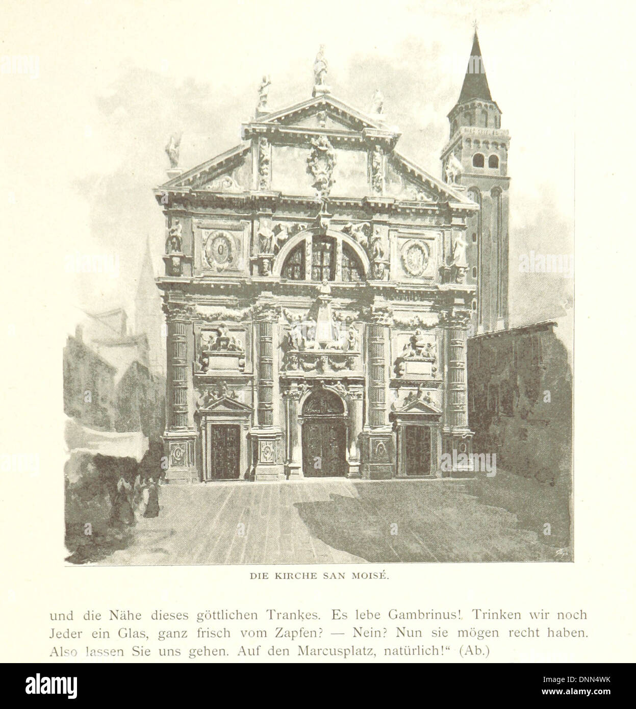 Immagine presa da pagina 25 del 'venezia. beschrieben von h. perl. mit original-zeichnungen von ettore tito ... herausgegeben von e. m. engel' Foto Stock