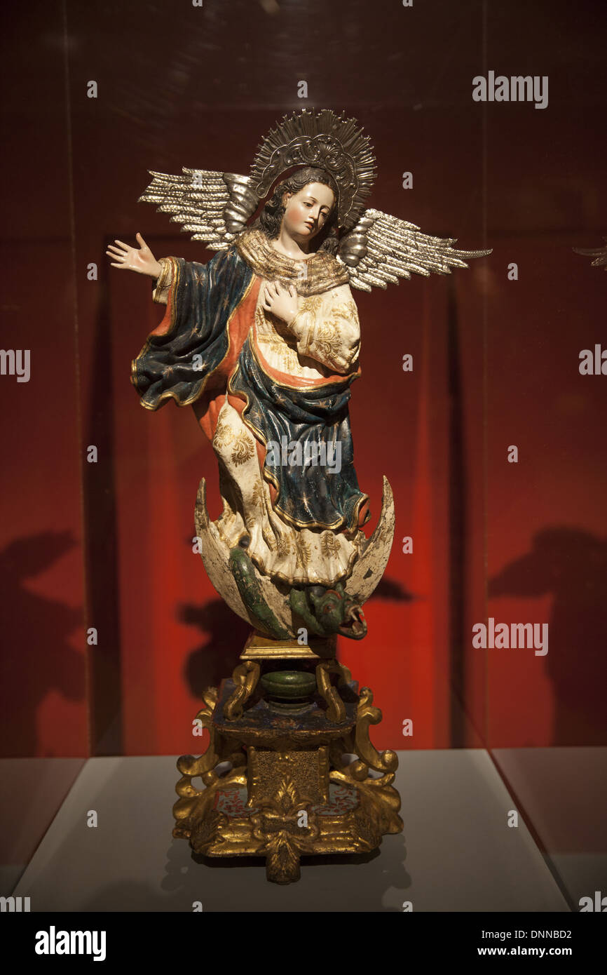 "Vergine di Quito", noto anche come la Vergine dell'Apocalisse, XVIII secolo scultura, Brooklyn Museum Foto Stock