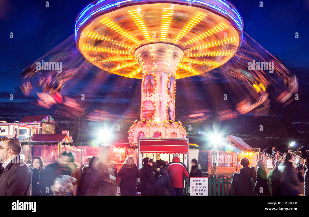 Winter Wonderland di Hyde Park Londra REGNO UNITO Foto Stock