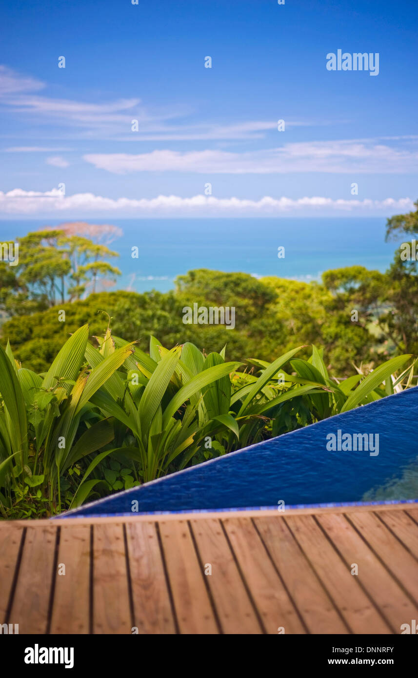 Piscina a Rancho Pacifico, Costa Rica Foto Stock