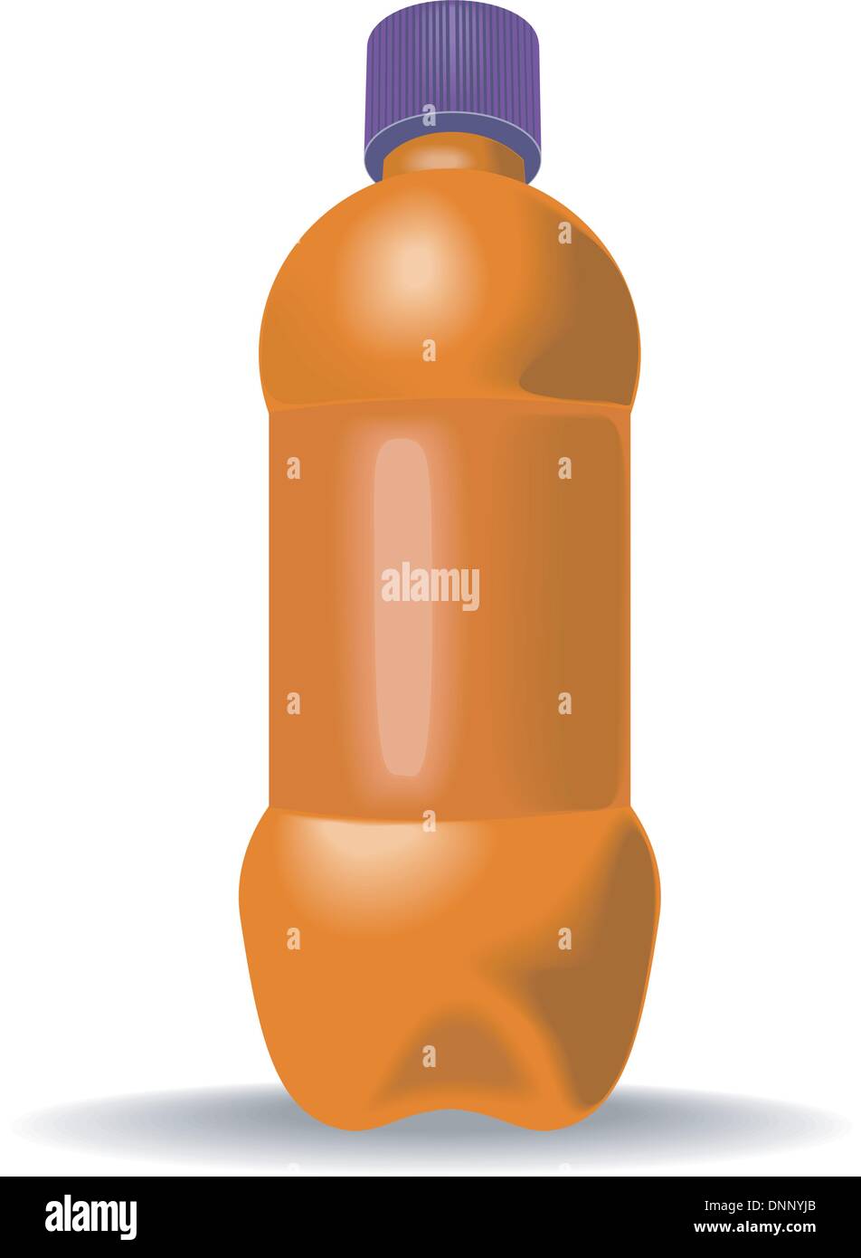 Illustrazione di una bottiglia di soda con tappo coperchio fatto isolato su sfondo bianco fatto in stile retrò. Illustrazione Vettoriale