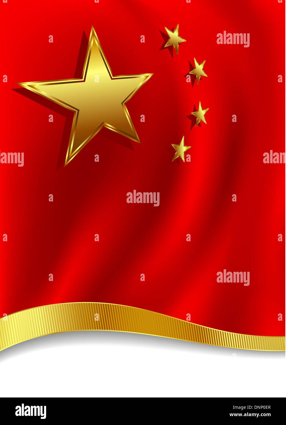 Un grande sfondo patriottico con stelle su uno sfondo rosso con spazio di copia Illustrazione Vettoriale