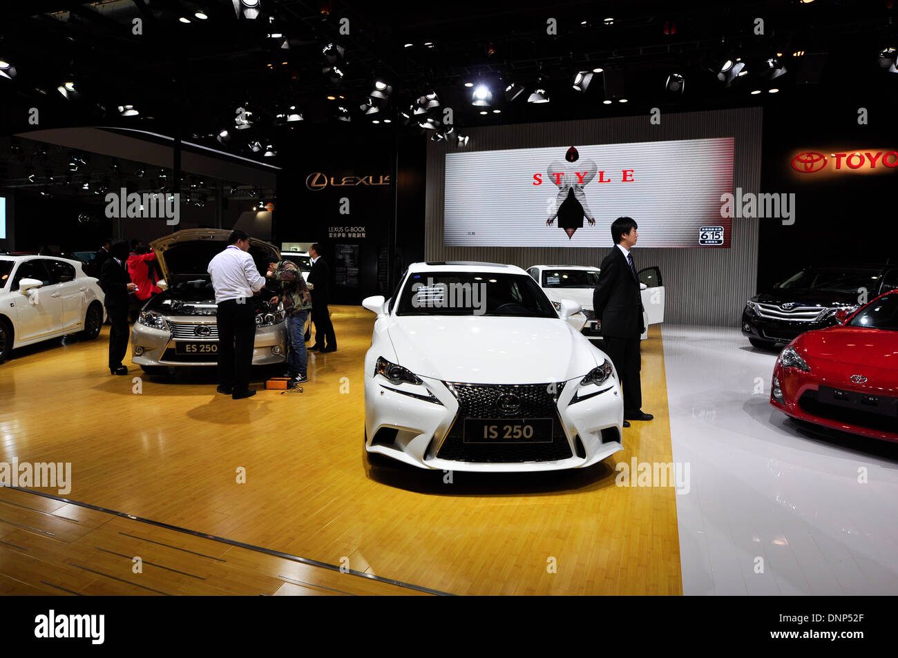 Pechino, Cina - Ott 30, 2013, Cina Pechino importati Auto Expo, Lexus Foto Stock