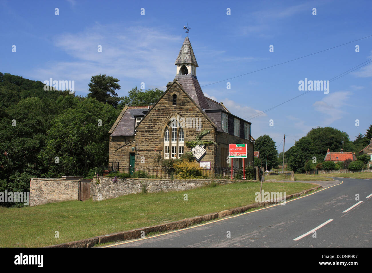 Hutton le Hole, North Yorkshire Village Foto Stock