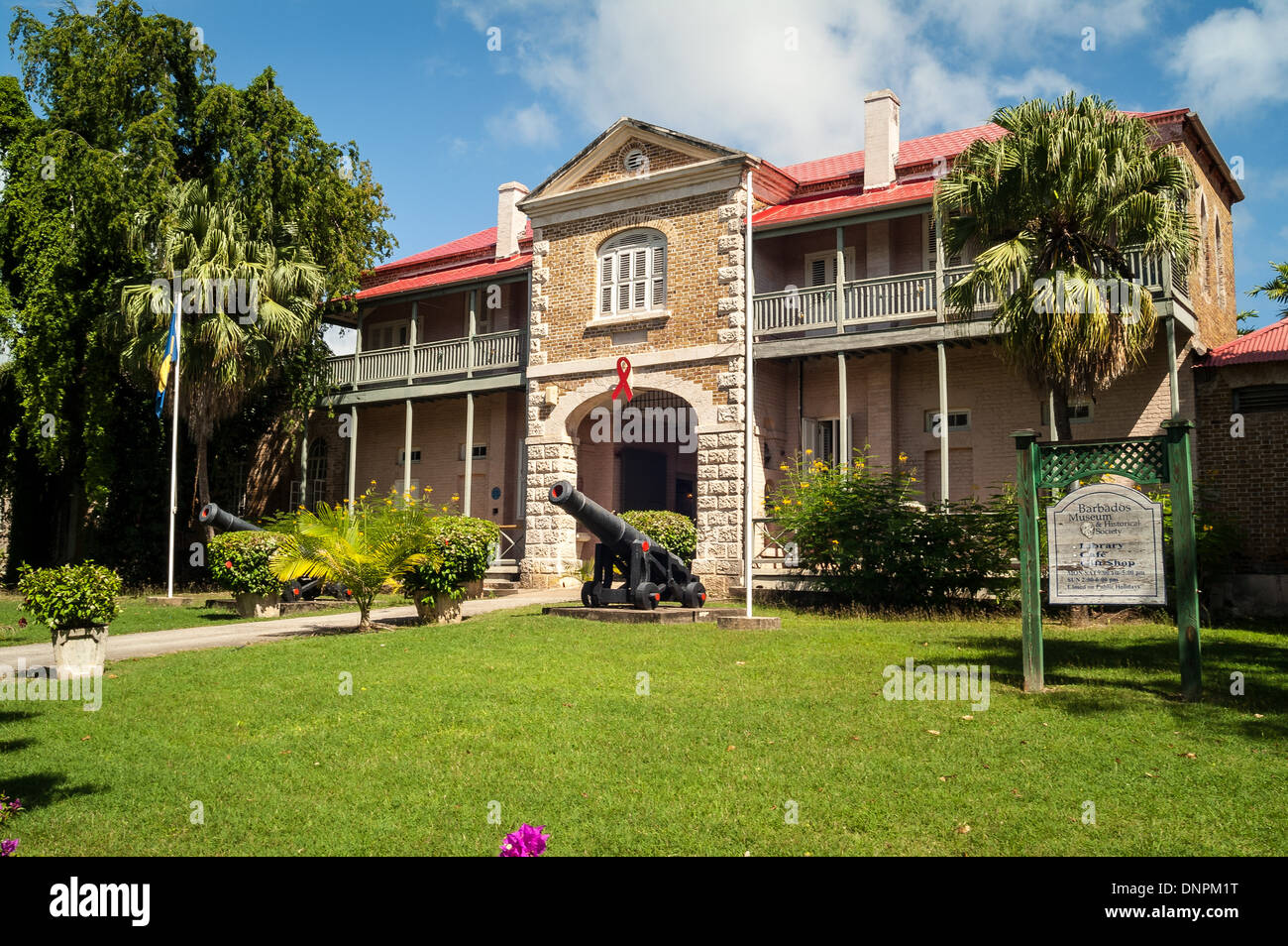 Barbados Museum, la guarnigione, St Michael, Barbados Foto Stock
