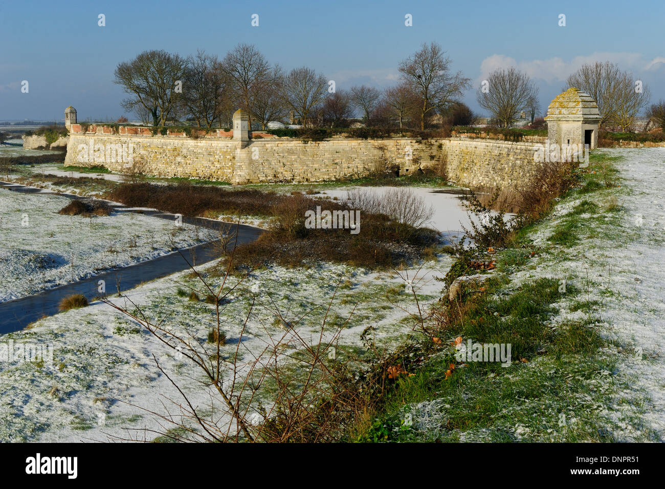 Fortezza di Brouage in Charente-Maritime, Francia Foto Stock