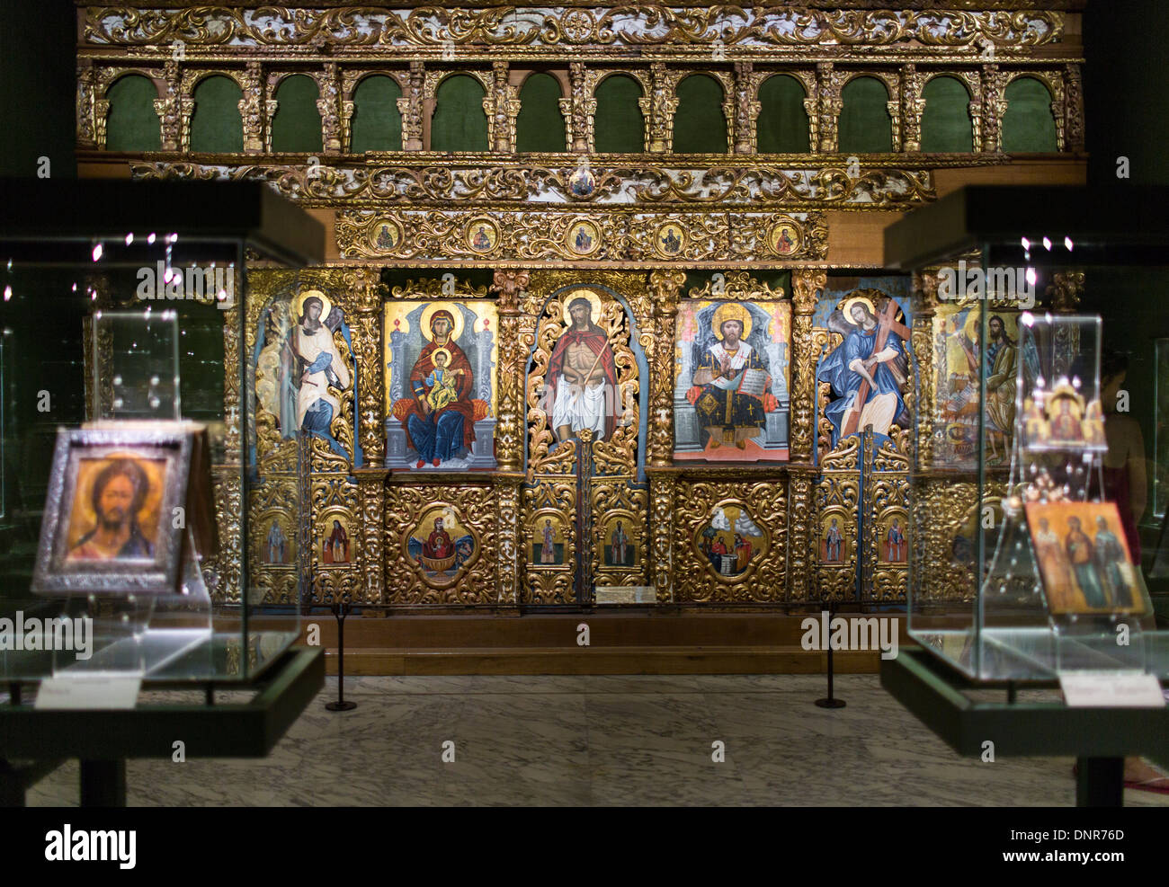 L'iconografia religiosa nel Museo del Vaticano, Città del Vaticano, Roma, Italia, Europa Foto Stock