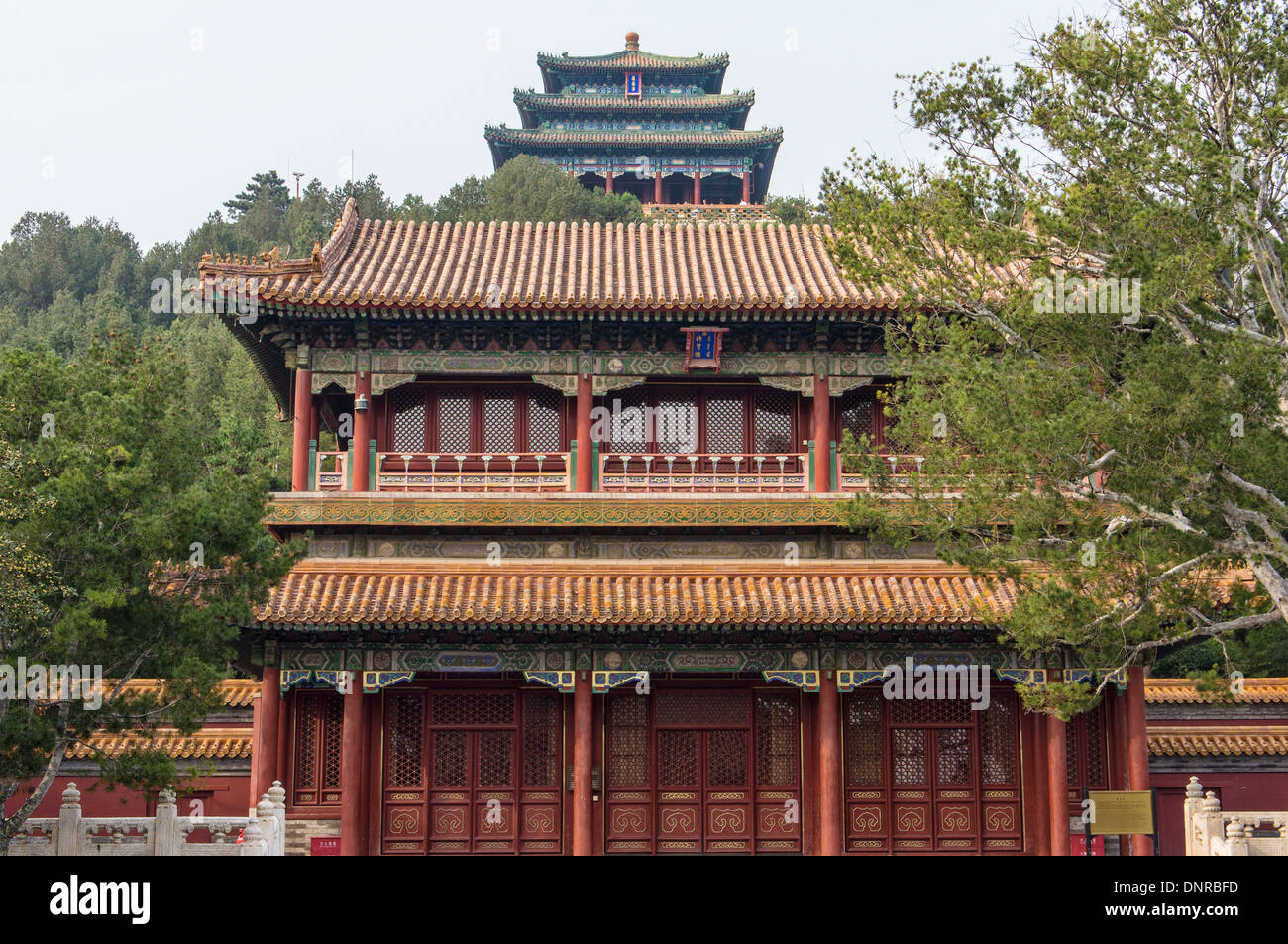 Parco Jingshan in Pechino, Cina Foto Stock