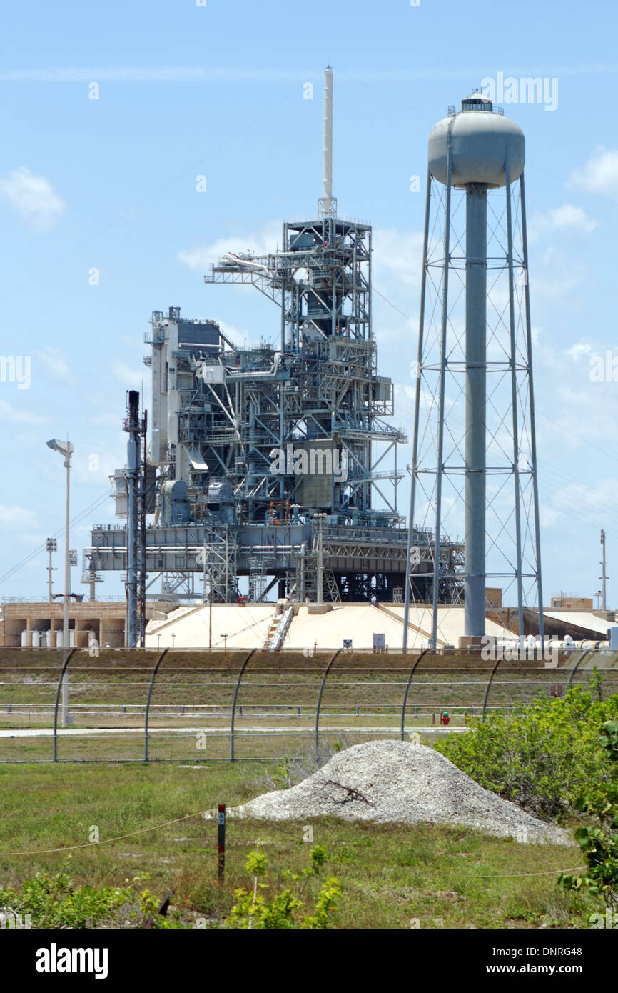 Il Centro Spaziale Kennedy, Launch Pad 39B Foto Stock