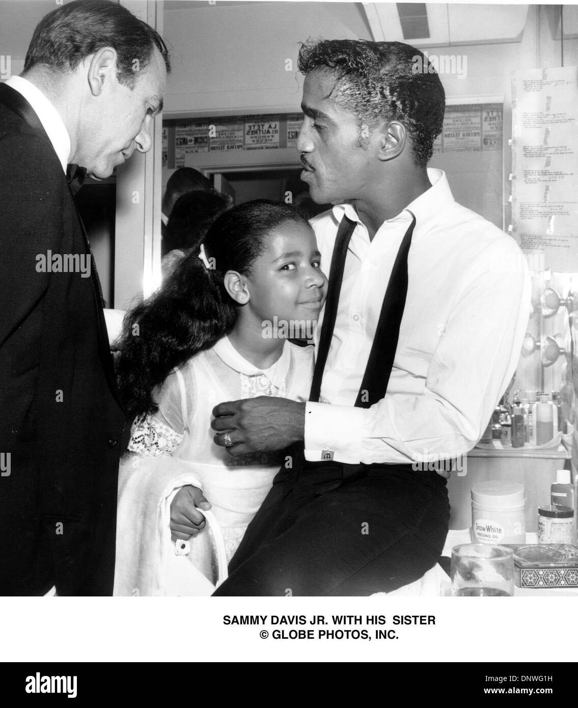 22 maggio 2001 - Sammy Davis Jr. Con la sua sorella.(Immagine di credito: © Globo foto/ZUMAPRESS.com) Foto Stock