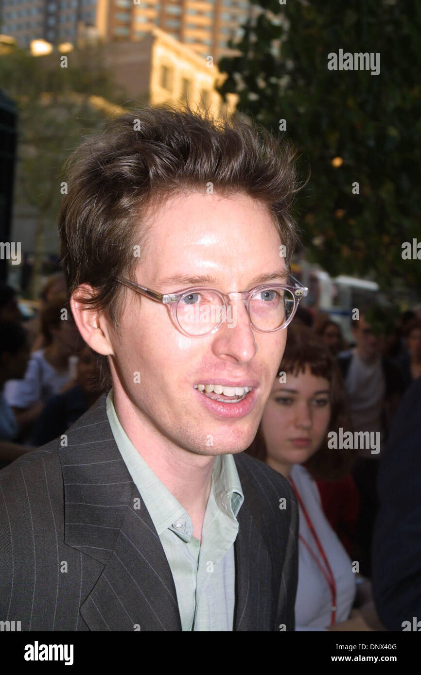 Il 5 ottobre 2001 - K23052JBB: NEW YORK FILM FESTIVAL PREMIERE MONDIALE DELL''THE ROYAL TENENBAUMS'' a Alice Tully Hall IN LINCOLN CENTER DI NEW YORK. 10/05/01.Wes Anderson. JOHN BARRETT/ 2001. (D)(Immagine di credito: © Globo foto/ZUMAPRESS.com) Foto Stock