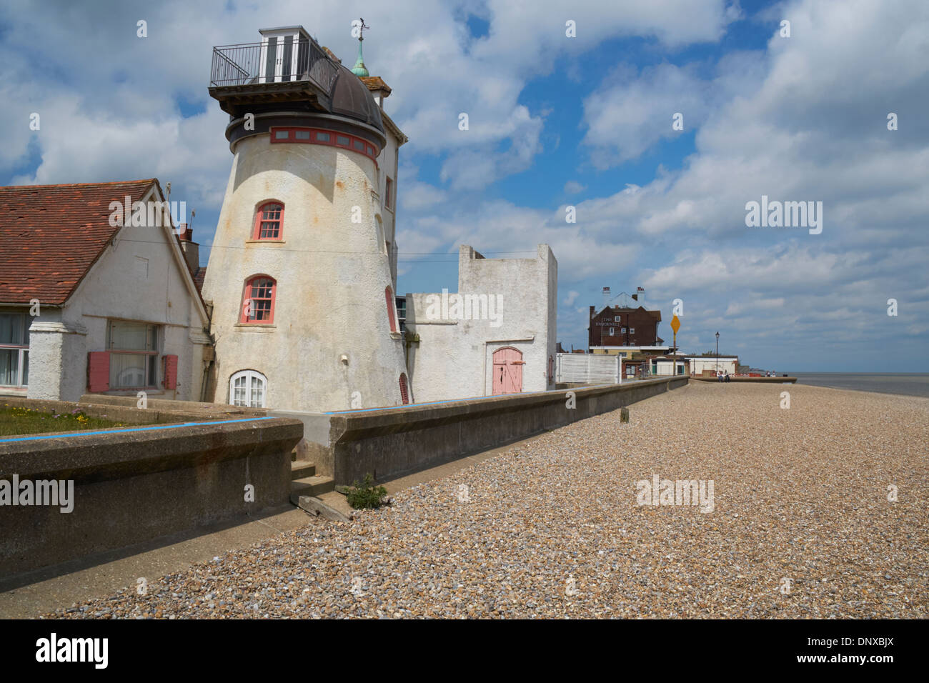 Fort Green Mill, Aldeburgh, Suffolk, Inghilterra. Foto Stock