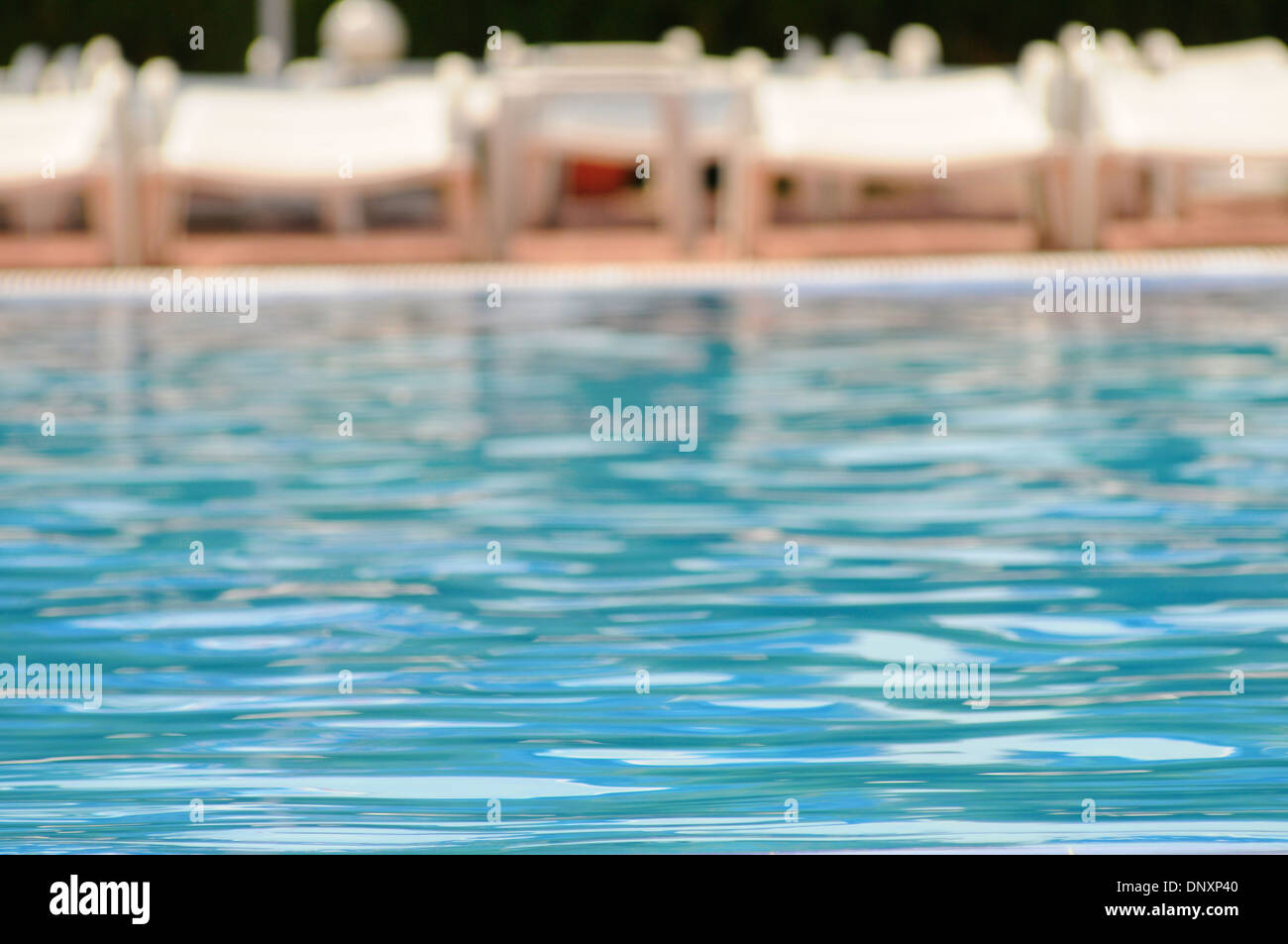 Piscina shallow DOF. Foto Stock