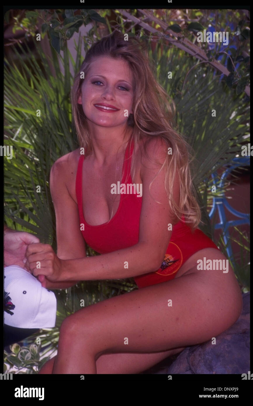 Playmate Playboy girato "Baywatch' Babe, MARLIECE ANDRADA stelle in ' BAYWATCH.' credito obbligatorio: Kathy Hutchins/ZUMA premere. (©) Kathy Hutchins Foto Stock