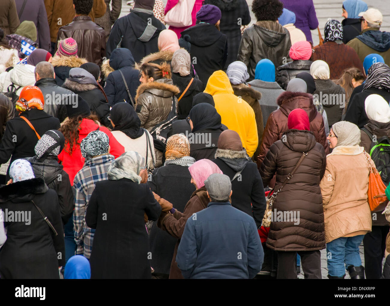 Comunità musulmana di Montreal, Canada Foto Stock