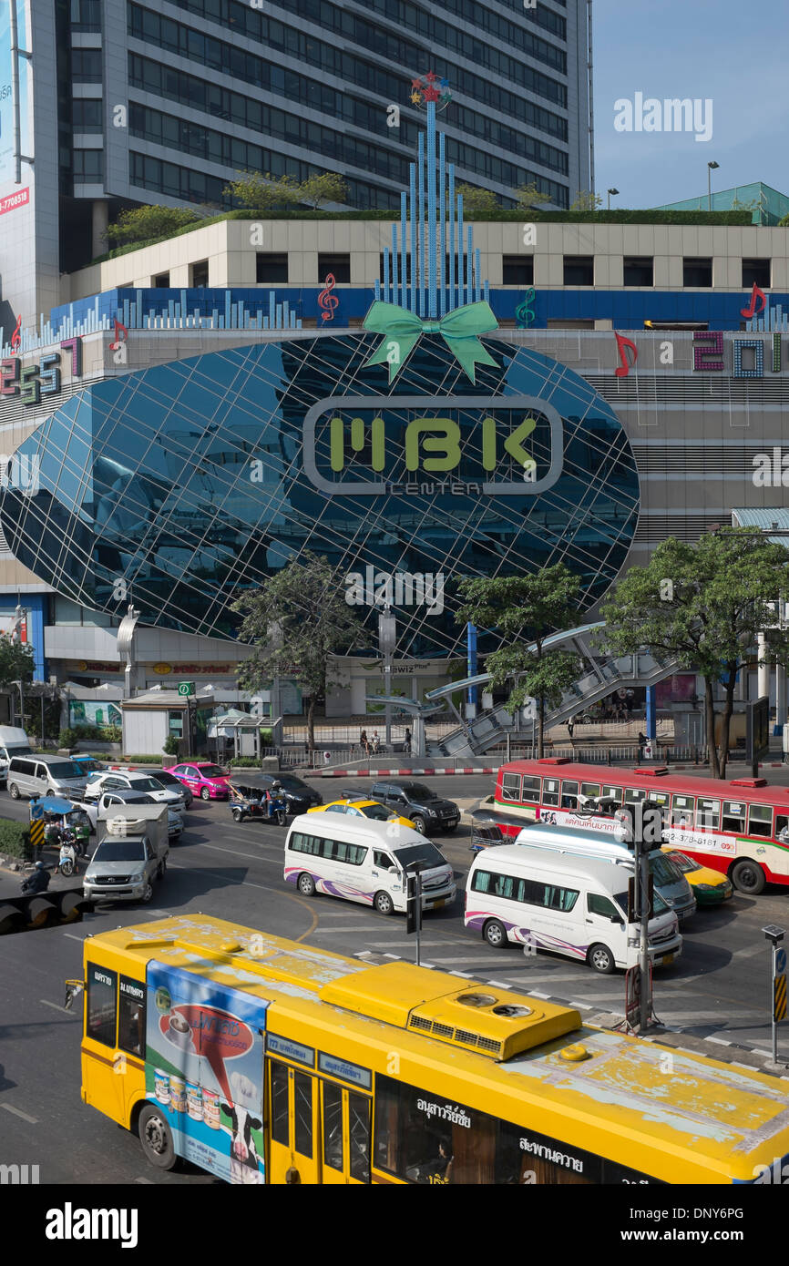 MBK Centre Shopping Mall di Bangkok Foto Stock