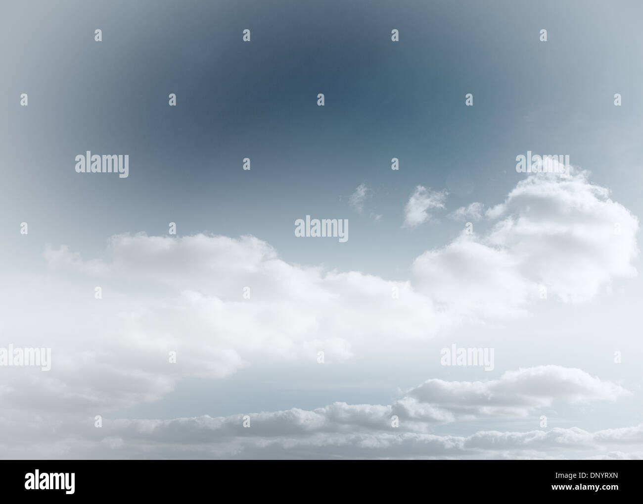 Sfondo con cielo nuvoloso Foto Stock