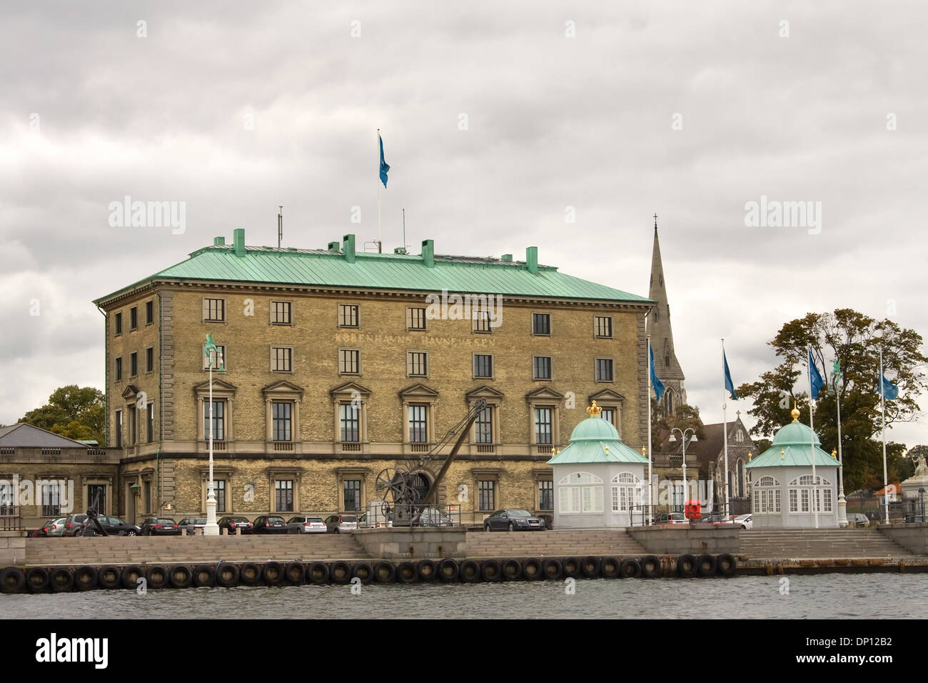 Da & Havn, della città e del porto di Copenaghen, Danimarca, architettura Foto Stock