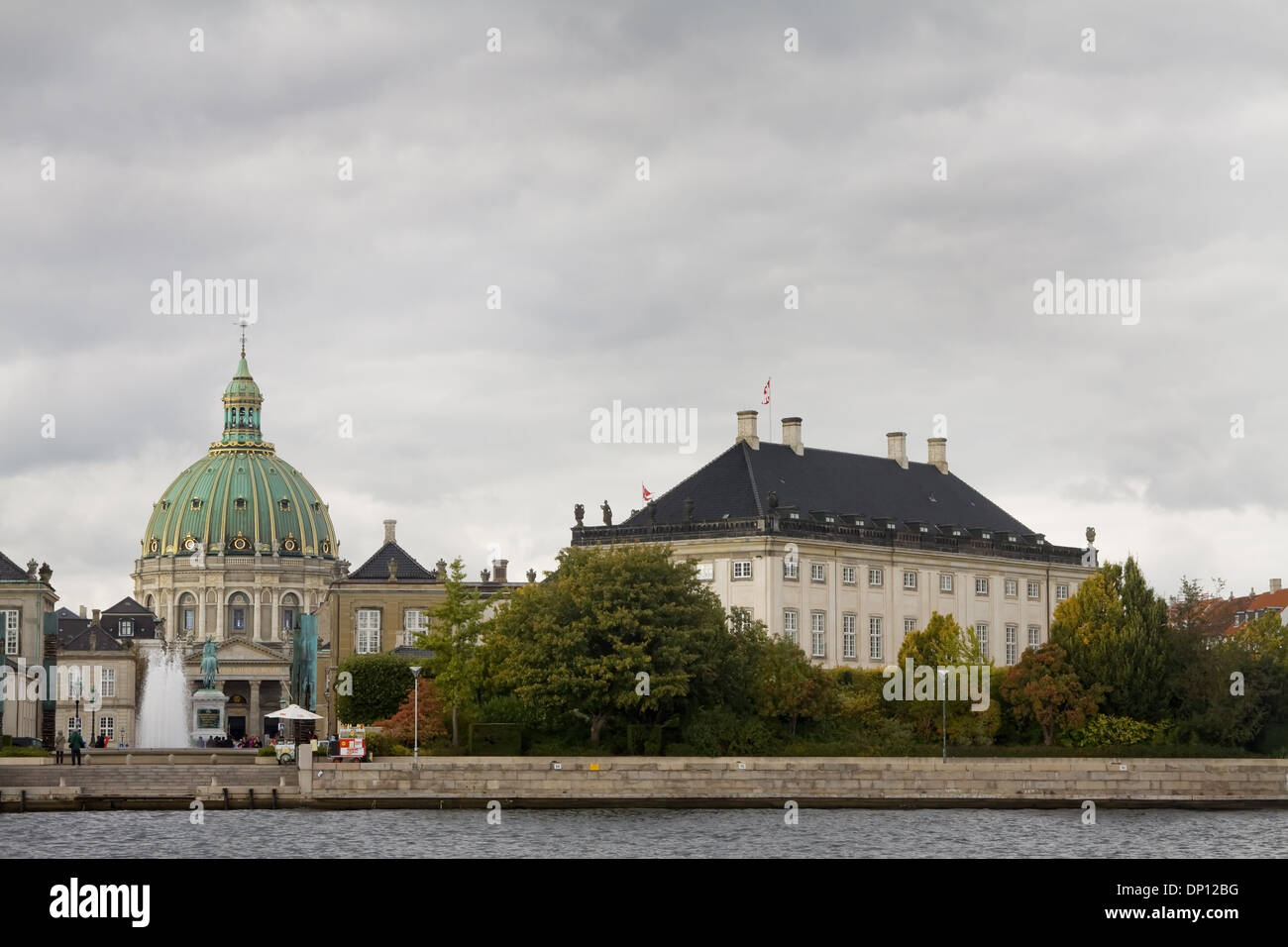 Frederiks Chiesa o la Chiesa di Marmo, Marmorkirken, Copenaghen, Danimarca, architettura Foto Stock