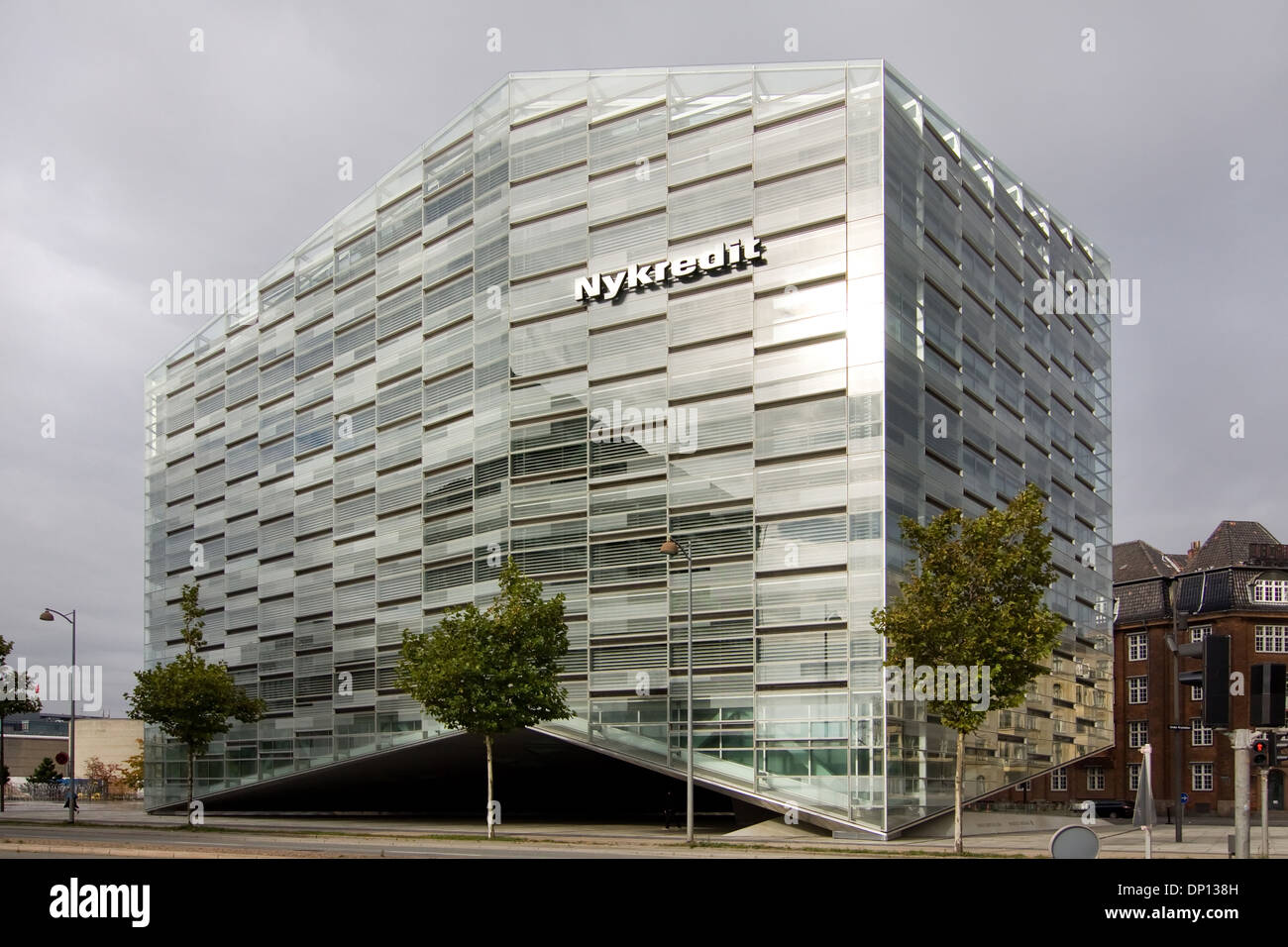 Nuova sede Nykredit edificio chiamato cristallo (Krystallen), Copenaghen, Danimarca, architettura Foto Stock