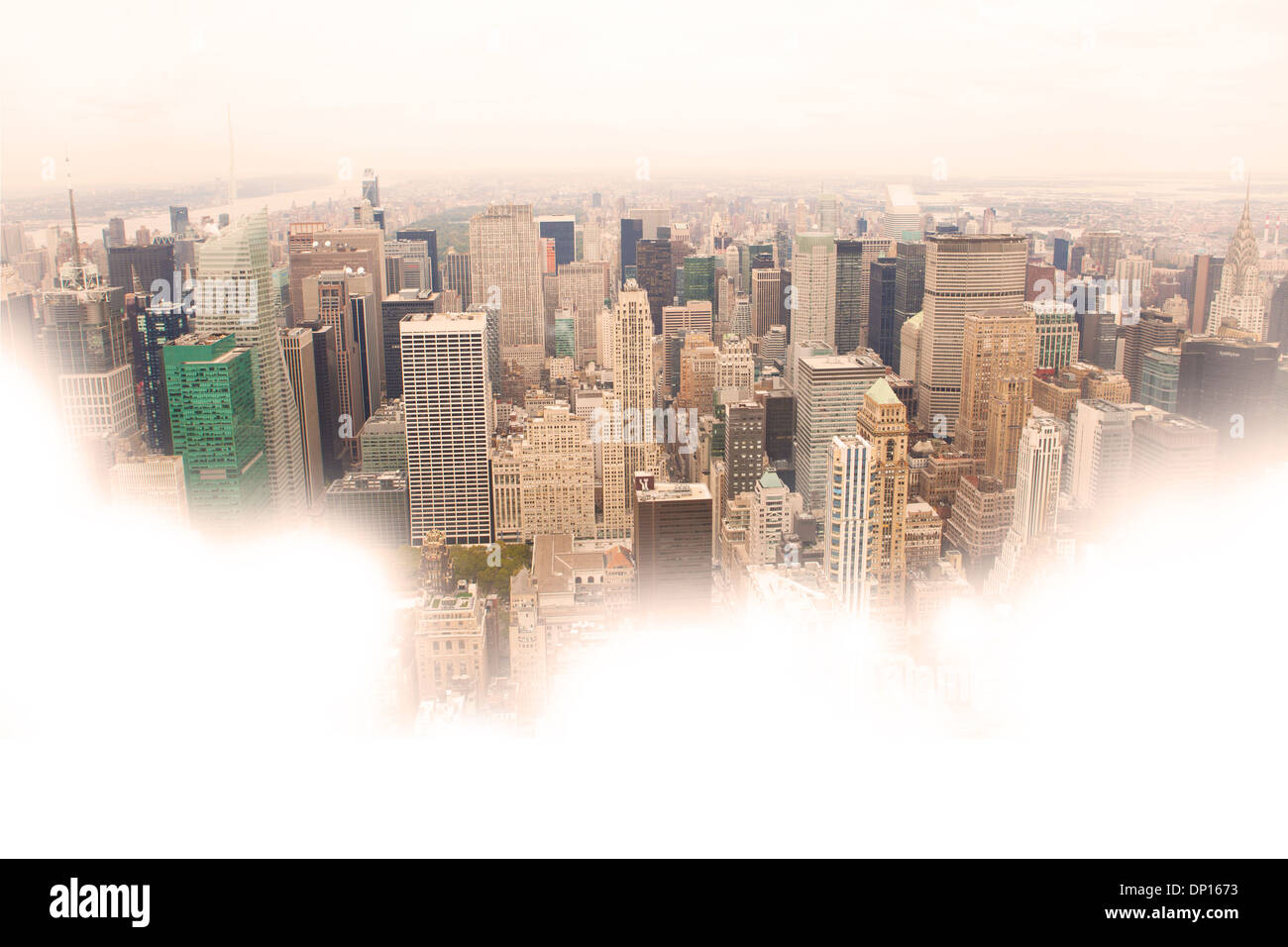 Grande città Foto Stock