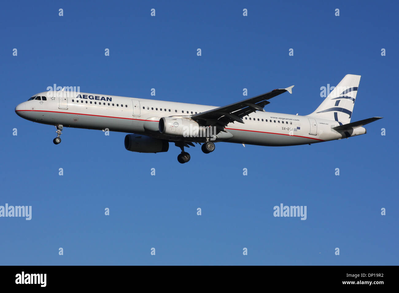 AEGEAN AIRLINES GRECIA Airbus A321 Foto Stock