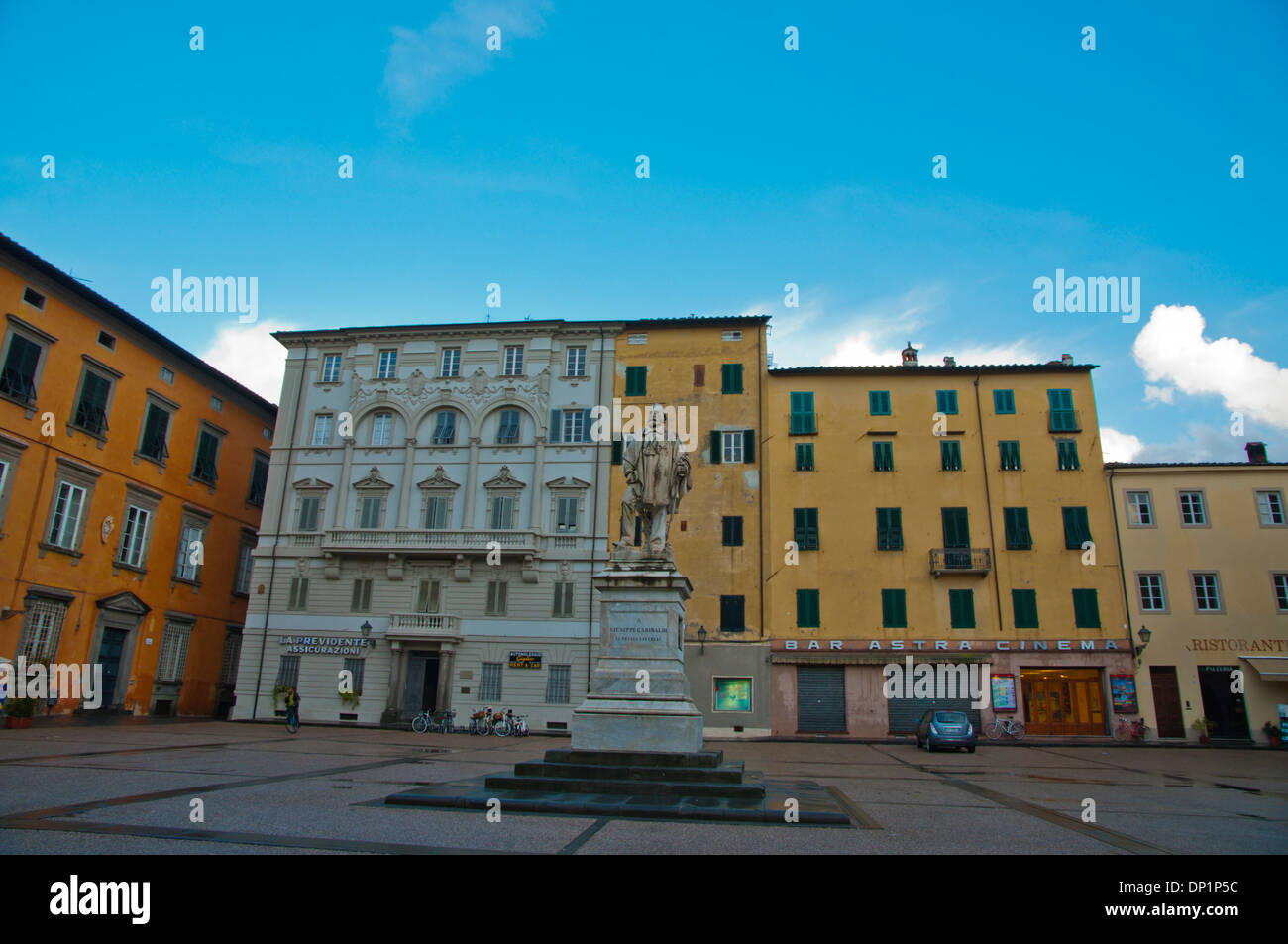 Piazza San Piazza del Giglio città vecchia città di Lucca Toscana Italia Europa Foto Stock