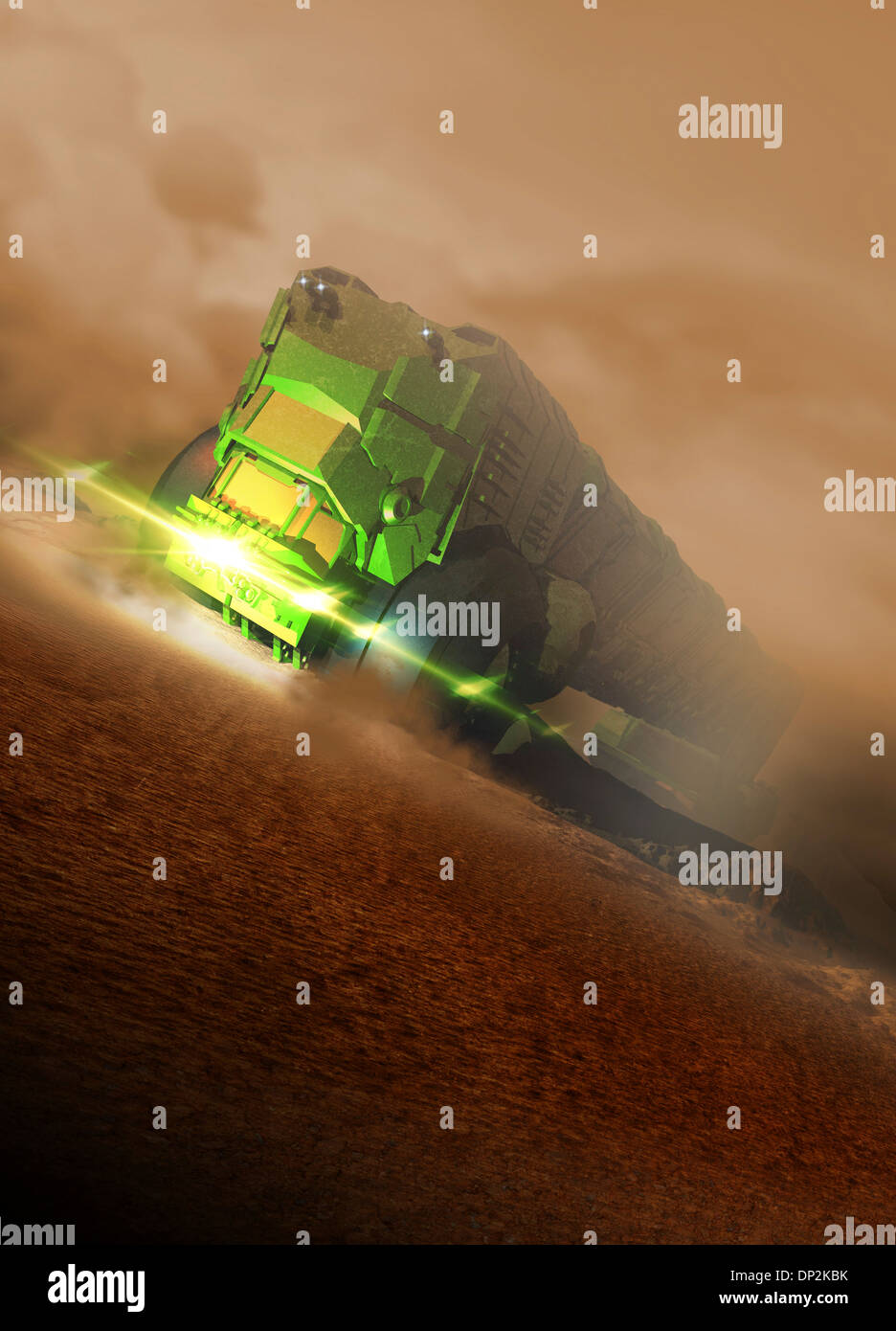 Esplorazione di Marte, artwork Foto Stock