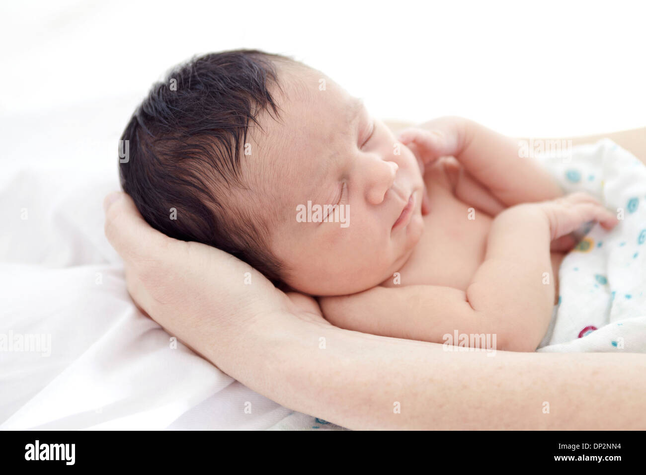 La madre e il bambino ragazza Foto Stock