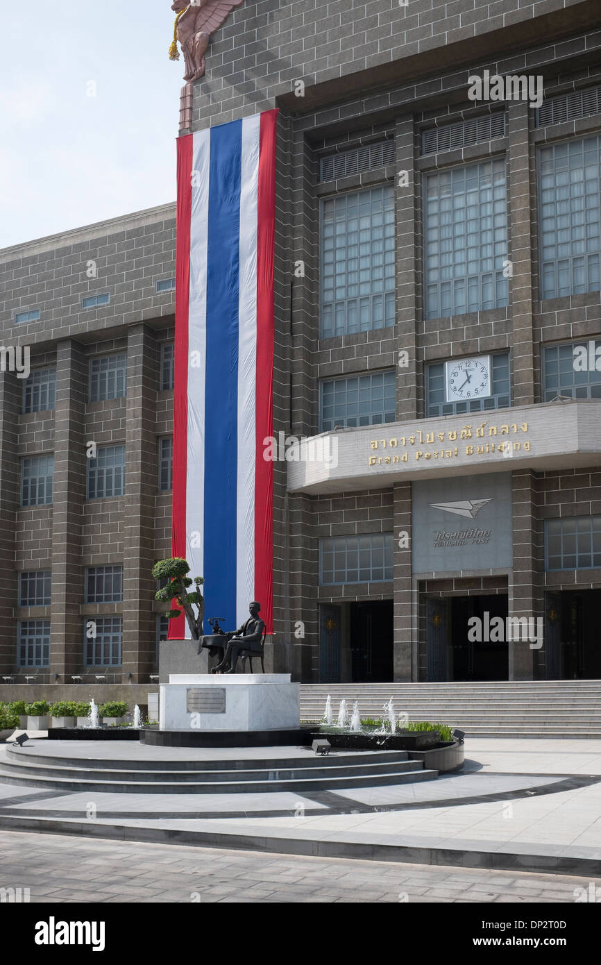 Grande edificio postale Bangkok Foto Stock