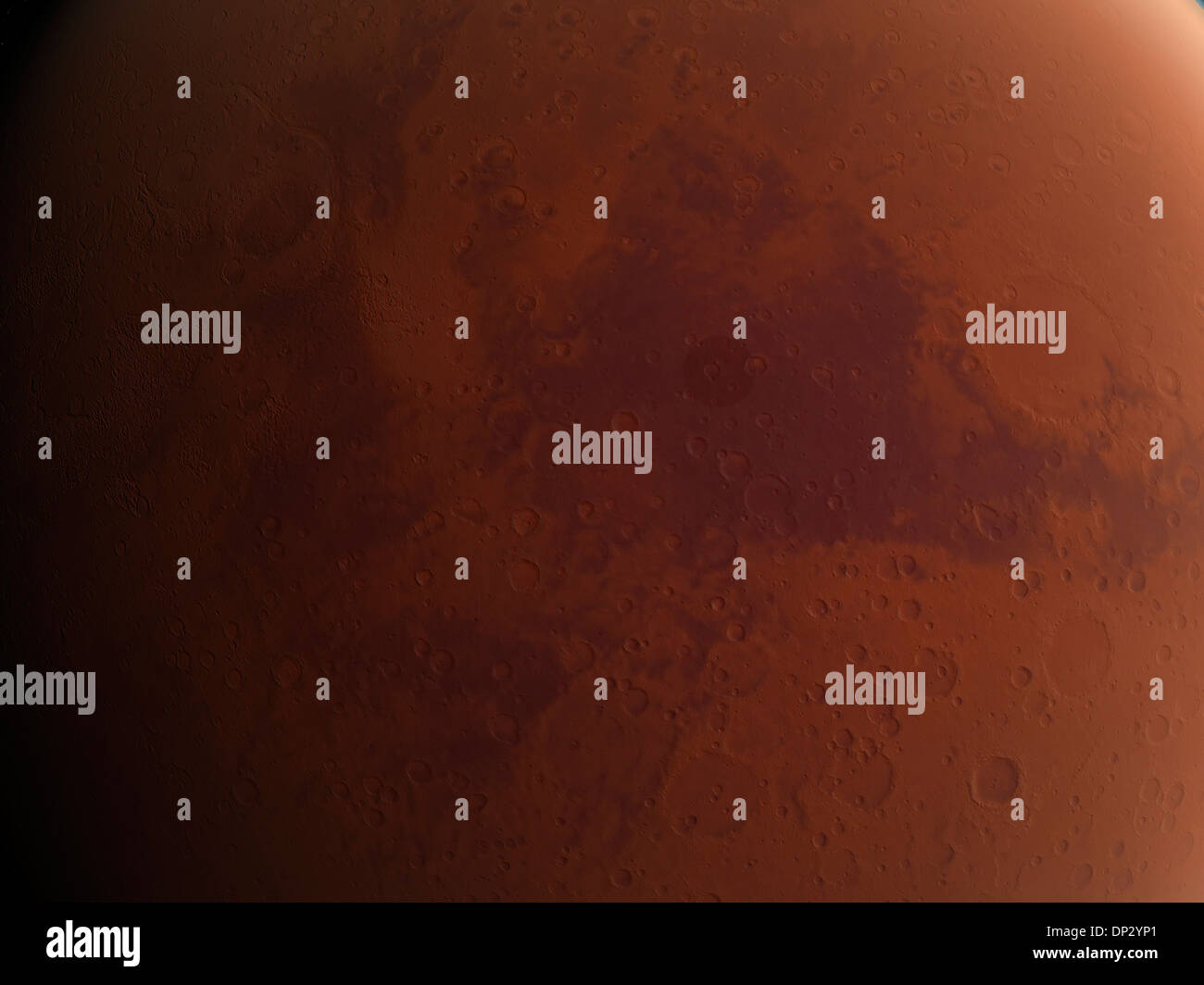 Marte, opere d'arte Foto Stock