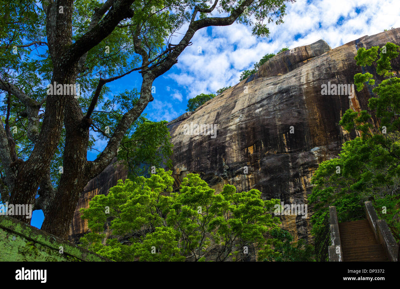 Asia Sri Lanka, Sigiriya, Lion Rock sito archeologico Foto Stock