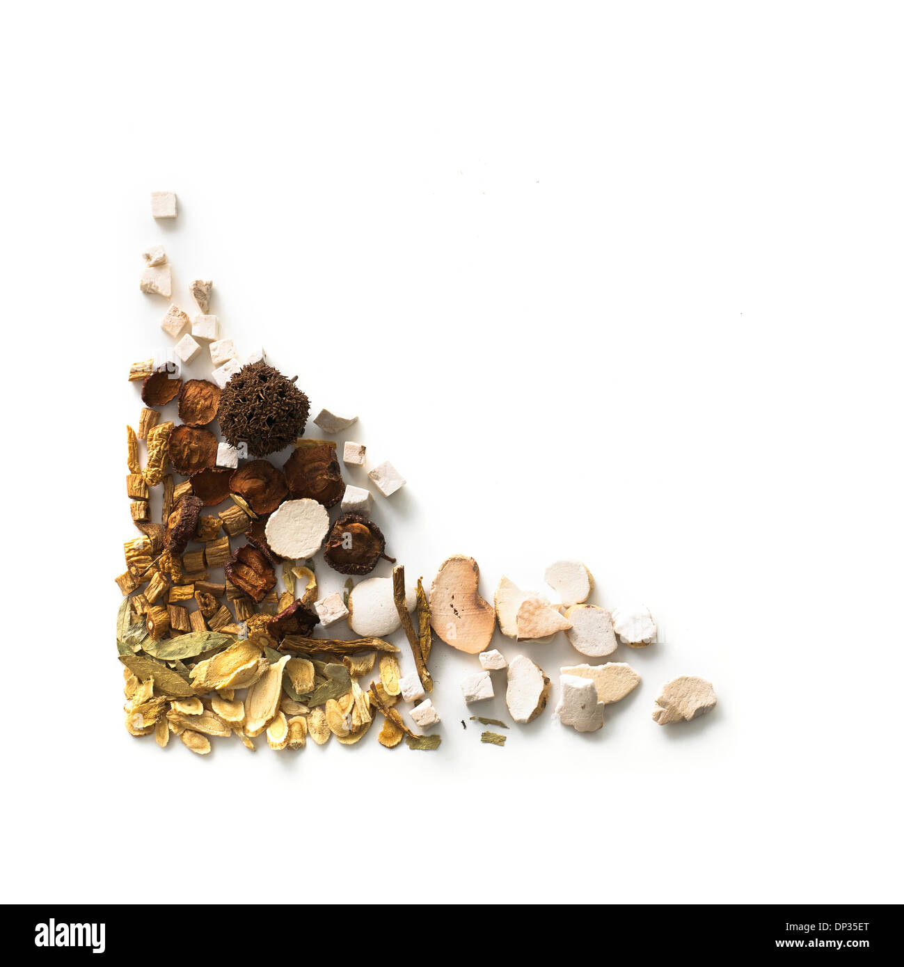 Chinese medicine a base di erbe Foto Stock