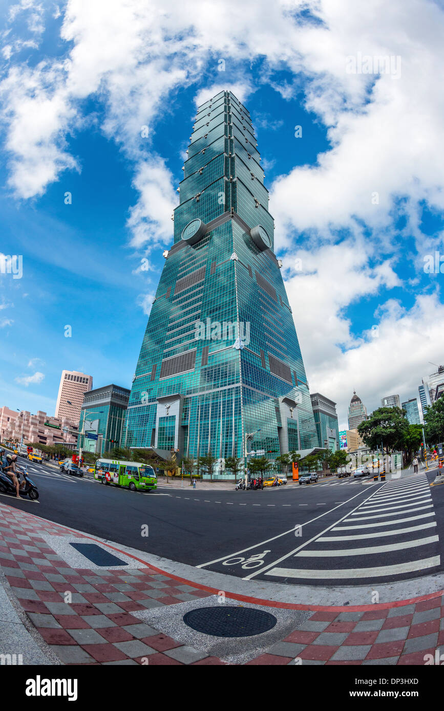 Taipei 101, Taipei, Taiwan Foto Stock