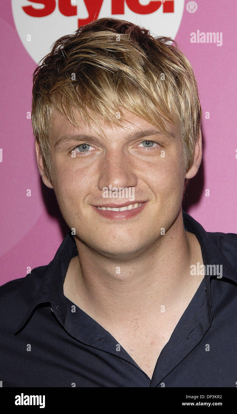 Luglio 11, 2006; Pasadena, CA, Stati Uniti d'America; musicista Nick Carter in stile party di rete come parte del 2006 estate TCA Press Tour. Credito: Foto da Vaughn Youtz. (©) Copyright 2006 da Vaughn Youtz. Foto Stock