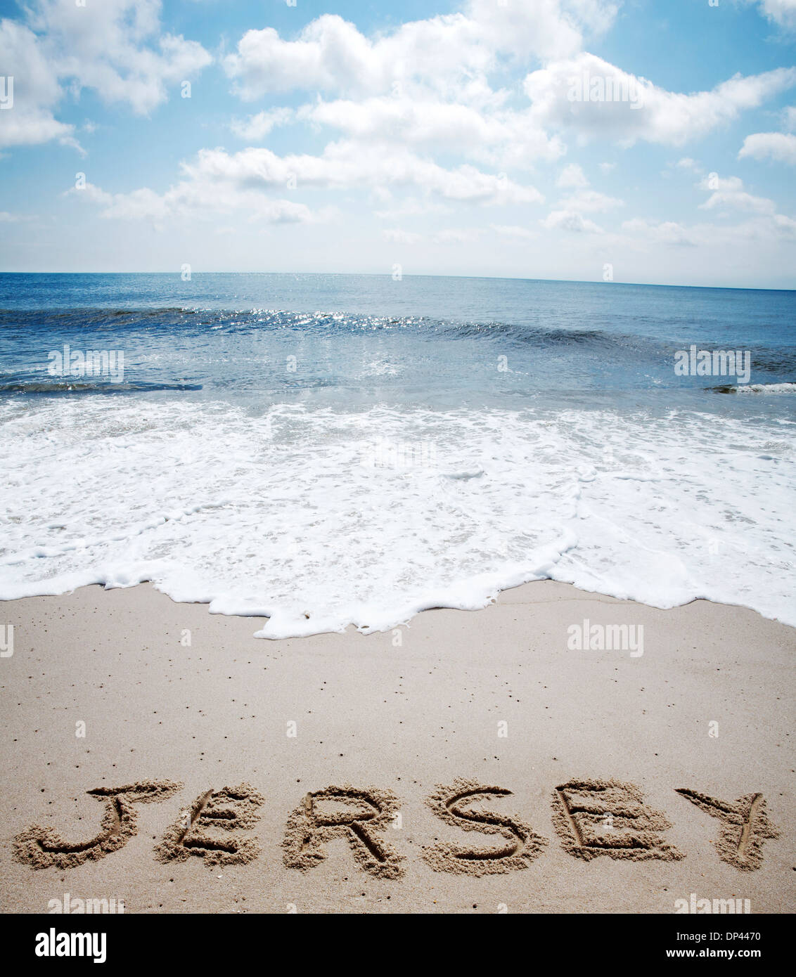 Vista del Jersey Shore, New Jersey, STATI UNITI D'AMERICA Foto Stock