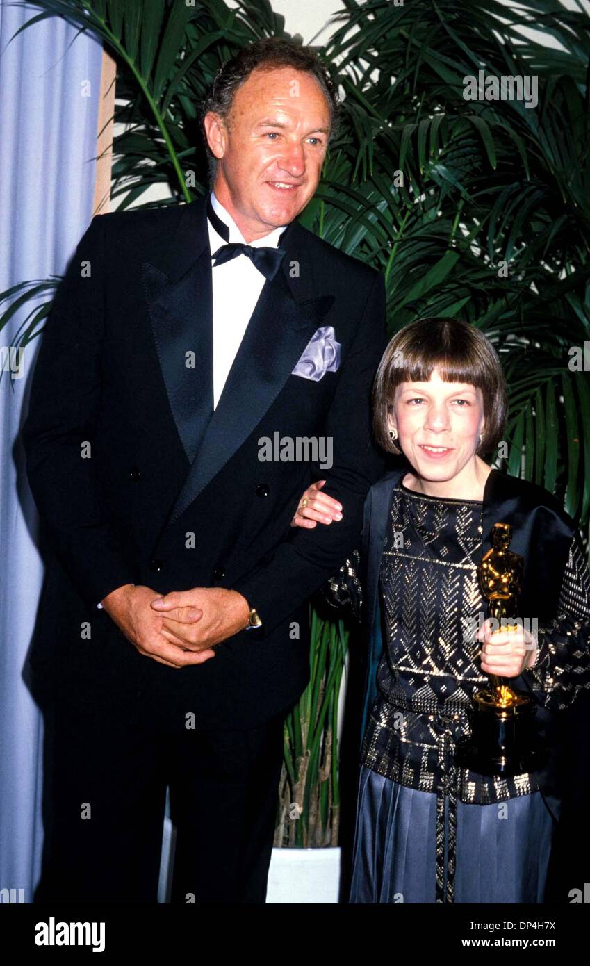 Apr. 18, 2006 - Gene Hackman e Linda Hunt. 1984.GENEHACKMANRETRO(Immagine di credito: © Globo foto/ZUMAPRESS.com) Foto Stock