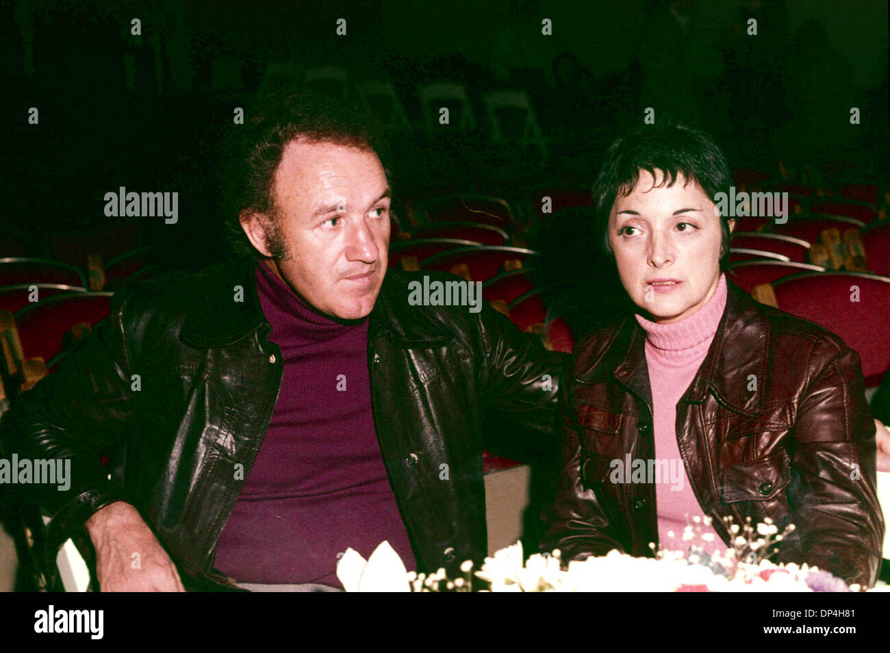 Apr. 18, 2006 - Gene Hackman e moglie. Foto(Immagine di credito: © Globo foto/ZUMAPRESS.com) Foto Stock