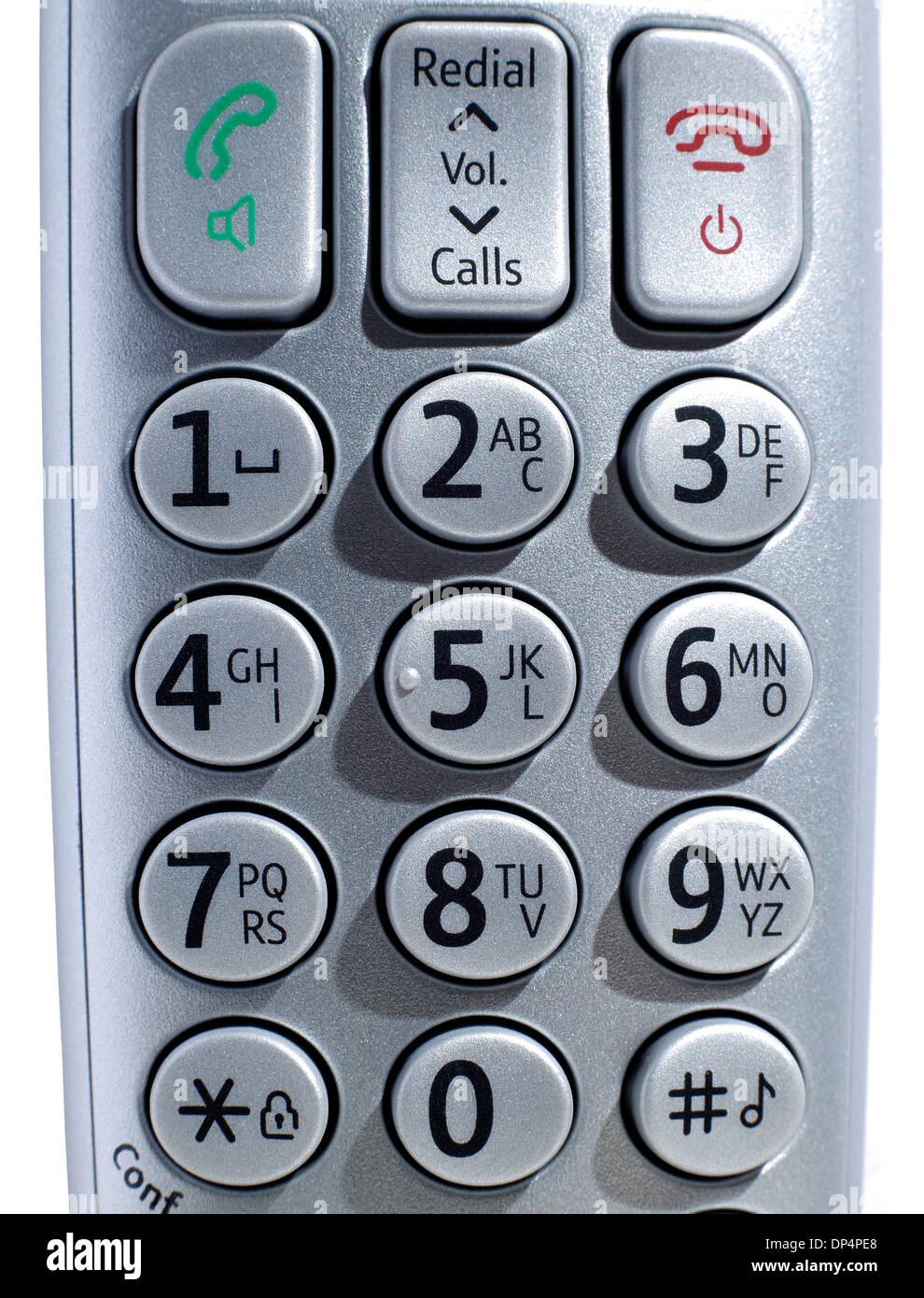 Tastierino del telefono Foto Stock