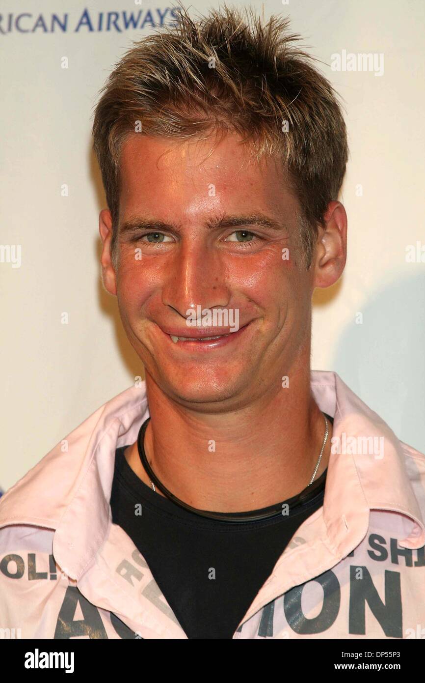 Agosto 27, 2006 - K49411ML.GLAM SLAM '06 lanciando l'US OPEN DI TENNIS, CROBAR, NEW YORK CITY 08-25-2006 . MITCHELL LEVY- 2006.Florian MAYER(Immagine di credito: © Globo foto/ZUMAPRESS.com) Foto Stock