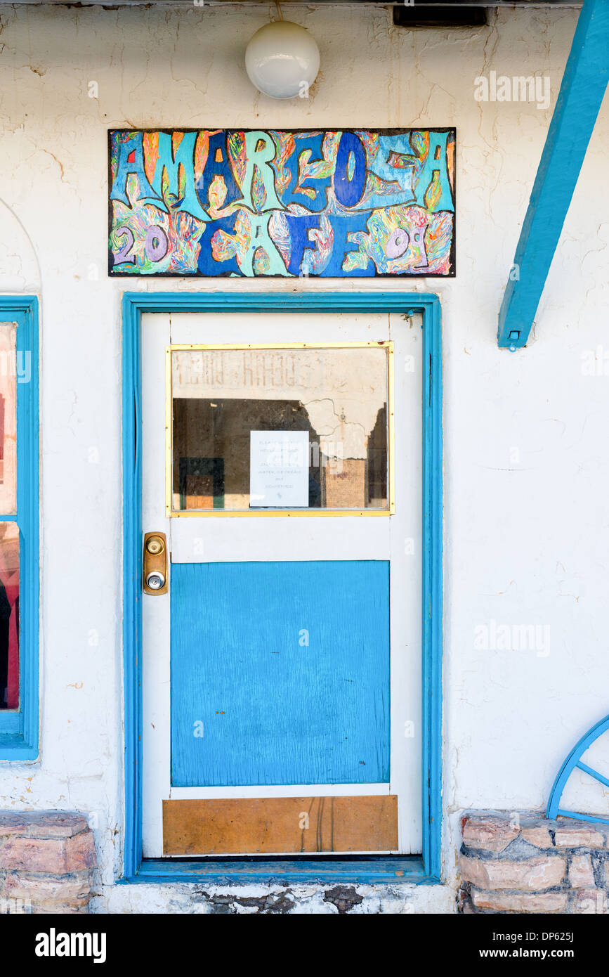 Abbandonato Amargosa Cafe nella Death Valley Junction, California Foto Stock
