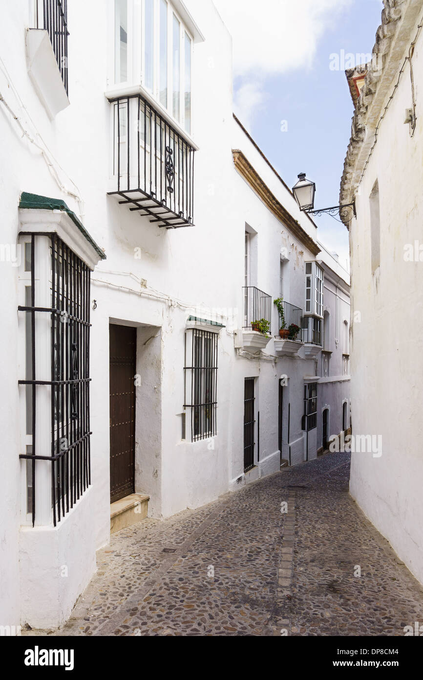 Bianche Città dell'Andalusia, Arcos de la Frontera, la Capilla de La Annunziata Foto Stock